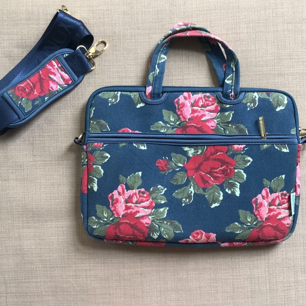 Kayond Floral Laptop Case and Bag with Removable Straps